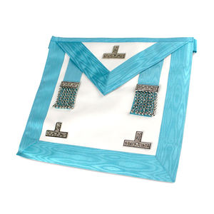 Tenue maçonnique haut de gamme, durable et confortable, tablier maçonnique avec broderie élégante pour les événements cérémoniels de la loge - Product Image 1