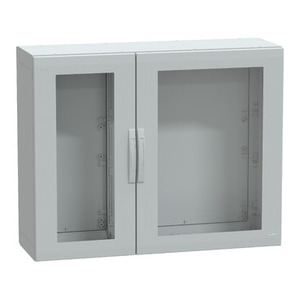 Armadio Elettrico Verticale SCHNEIDER ELECTRIC NSYPLA10124TG con Porta Vetrata Completamente Sigillata in Poliestere per Strumenti Elettronici - Product Image 1