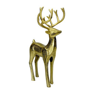 Fait à la main élégant renne Sculpture Design moderne métal Art Animal Statue parfait maison ornement et cadeau d'anniversaire - Product Image 1