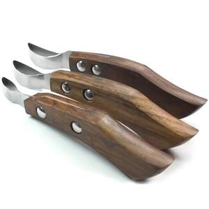 High Quality Veterinary Horse Hoof Loop Knife Oval Hoof Knife Horse Farrier Tool Stainless Steel Right Handed Hoof Knives - Product Image 3