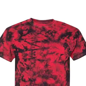 Camisetas de Manga Corta con Estampado Tie Dye y Logotipo Personalizado para Hombre, Tejido de Punto Transpirable con Patrón Impreso, en Oferta a Bajo Precio - Product Image 4