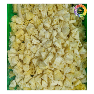 Ananas MD2 congelé, tranches d'ananas reine congelées IQF, morceaux, morceaux d'ananas, anneaux, emballage 1 kg/sac d'ananas congelé - Product Image 1