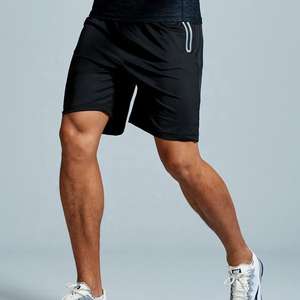 Pantalones cortos deportivos para correr para hombre, ropa deportiva para gimnasio, pantalones cortos ligeros de entrenamiento con forro de malla de secado rápido personalizados - Product Image 3