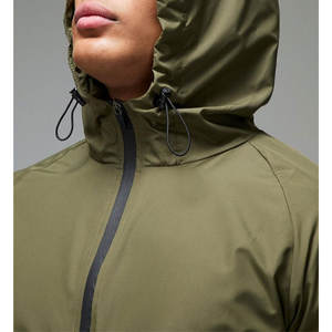 แจ็กเก็ตกันลมไนล่อนสำหรับผู้ชาย, แจ็กเก็ตกีฬากลางแจ้งสำหรับวิ่งและกิจกรรมธรรมดาพร้อมลง100% - Product Image 3