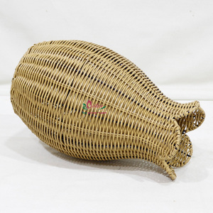 Artex Dong Thap-Florero de mimbre rústico hecho a mano, jarrones de flores para decoración del hogar - Product Image 5