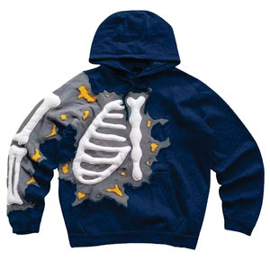 Sudadera con capucha para hombre más vendida, sudaderas con capucha informales de algodón 100% para hombre con tela de peso medio, ropa de calle para la temporada de invierno - Product Image 5