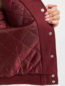 Veste universitaire unisexe avec patchs personnalisés, broderie de nom personnalisée, uniforme d'équipe, vêtements d'extérieur rétro pour l'école, broderie personnalisée - Product Image 3