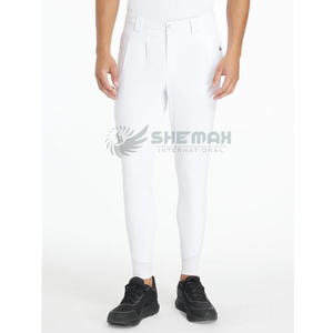 Pantalones de montar a caballo para hombre, pantalones ecuestres transpirables hechos a mano con tela elástica duradera, perfectos para entrenamientos y espectáculos estables - Product Image 1