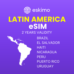 Du lịch đầu tiên trên thế giới mới R-NA-10 dữ liệu di động hàng đầu Eskimo du lịch Latin Mỹ dữ liệu-3GB esim với hiệu lực 2 năm - Product Image 4