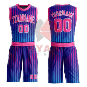 Ensemble de maillots de basket-ball pour hommes adultes, design personnalisé, respirant, logo imprimé par transfert thermique, entraînement au basket-ball uni, haute qualité - Product Image 4