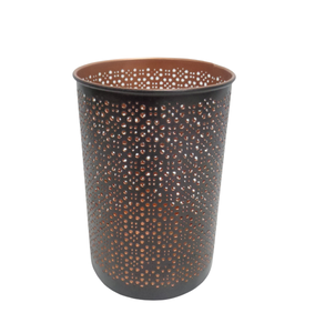 Standard Quality Round Iron Votive Holder New Design Gold Color Candle <b>Jar</b> for Christmas <b>Decoration</b> Handmade - Product Image 2