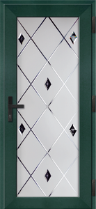 Cadre de porte moderne en PVC uPVC | Porte insonorisée étanche sans panneau - Product Image 1