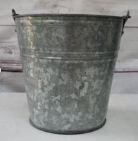 Pots de fleurs en aluminium finition laiton à prix abordable, en forme de seau, pour la décoration de la maison et du jardin, finition dorée, style ferme traditionnel, haut de gamme