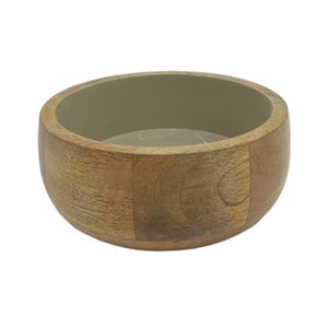 Cuenco redondo de madera Artículos para el hogar naturales Cuenco de alojamiento Utensilios de cocina platos Precio al por mayor Diseño múltiple personalizado - Product Image 6