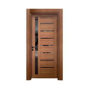Stylish Modern Durable Wooden Interior <b>Door</b> Finished Custom Sizes Exterior Villa School Home Office Apartment Hotel Basement - Product Image 3