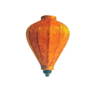 Lanterne vietnamienne en soie de bambou faite à la main Hoi An éclairage décoratif de style coloré conception prête à l'exportation - Product Image 1