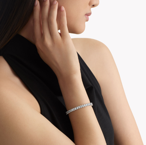 Brillante diamante completo tenis para pulsera de gama alta de lujo Hiphop moda brazalete exquisito temperamento joyería - Product Image 1