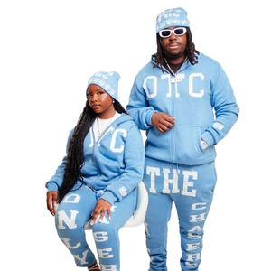 Vente en gros OEM 2025 Logo personnalisé broderie Full Zipper Survêtement pour hommes et femmes Hiver Meilleure Collection Fabricant vérifié - Product Image 4