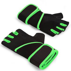 Guantes de Gimnasio Personalizables de Medio Dedo, Antideslizantes, Transpirables, de Cuero, para Entrenamiento Físico y Levantamiento de Pesas, MOQ Bajo - Product Image 1