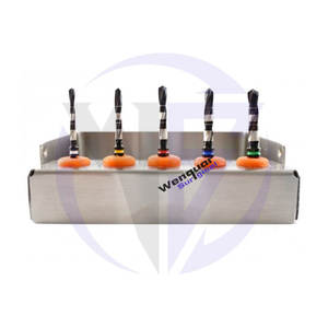 Juego de brocas para implantes dentales de 5 Uds., herramientas quirúrgicas de titanio recubiertas de negro con Mini soporte de fresa gratis, instrumentos de alta calidad - Product Image 3