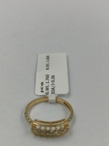 Elegantes anillos de diamantes de oro rosa para mujer Diseño elegante con diamantes certificados IGI - Product Image 4