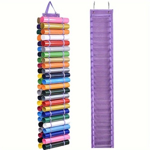 Bolsa Organizadora <span class=keywords><strong>de</strong></span> <span class=keywords><strong>Vinilo</strong></span> con Soporte <span class=keywords><strong>para</strong></span> Colgar, 4 Bolsillos Transparentes, <span class=keywords><strong>para</strong></span> Película <span class=keywords><strong>de</strong></span> <span class=keywords><strong>Vinilo</strong></span> Termotransferible, Manualidades, Suministros <span class=keywords><strong>para</strong></span> Hacer Letreros - Product Image 3