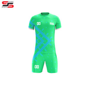 Uniforme de fútbol de alta calidad al por mayor único último diseño Jersey conjunto sublimación uniforme de fútbol para hombres - Product Image 1
