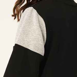 Sudadera de mujer Plain Dyed Crewneck Plus Size Pullover Sudadera para ropa de invierno Sudadera de Overseas Sports - Product Image 6