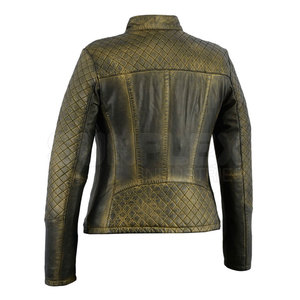 Best Selling Women's <b>Winter</b> <b>Leather</b> <b>Jacket</b> Latest Style with Stand Collar Breathable Feature Finished Processing for Wholesale - Product Image 3