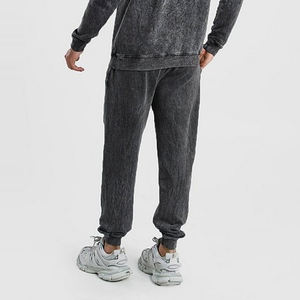 Servicio OEM/ODM, Conjuntos Deportivos Casuales para Hombre, Lavado Ácido, 100% Algodón, Diseño Personalizado 2 en 1, Trajes Deportivos de Invierno - Product Image 4