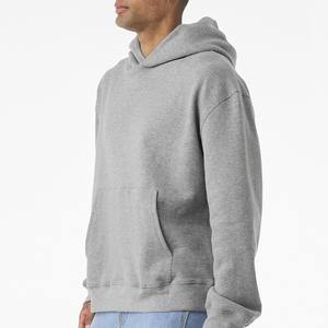 เสื้อมีฮู้ดแบบสวมหัวสำหรับผู้ชายเสื้อฟลีซหนาผ้าฝ้าย100% โอเวอร์ไซส์500gsm สตรีทแวร์สำหรับผู้ชายปี2025 - Product Image 2