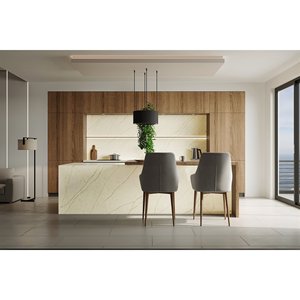 Encimeras de Cuarzo para Baño y Cocina Personalizadas Prime Core, Encimeras de Carrara Calacata Ecológicas Resistentes al Fuego con 1 Año de Garantía - Product Image 1
