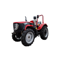 Tracteur agricole à quatre roues motrices 80 CV 100 CV, vente chaude, moteur diesel à faible bruit, machinerie agricole