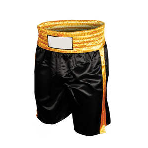 Pantalones Cortos de Muay Thai y MMA para Hombre, 100% Poliéster, Sólidos, de Alta Calidad, Transpirables y de Secado Rápido - Product Image 2