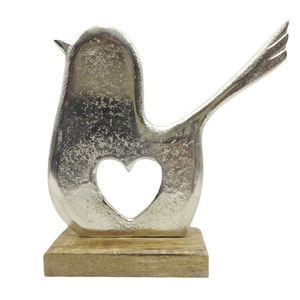 Décor d'oiseaux de Pâques Décoration de table Décorations de Pâques en métal blanc pour la maison - Product Image 6