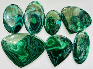 Colgante de cabujón de malaquita Natural de alta calidad, piedra suelta personalizada para diseños de joyería creativa, fabricación de joyas de alta calidad - Product Image 2