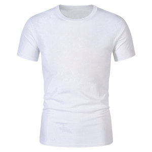 Premium Quality Men's T Shirts Casual Wear Round Neck Men's Solid Custom Printed Logo Short Sleeves in Best Price Low MOQ - Product Image 3