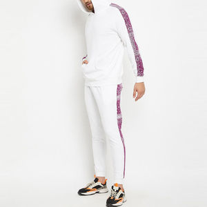 2025 último diseño hombres chándal estampado Top Trending 100% algodón ropa informal ropa de calle estilo hombres chándal - Product Image 4