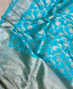 Mysore Sari de seda/Patola Sari de seda/Paithani Sari de seda Chanderi Sari de seda Tussar Sari de seda Uppada Sari de seda Gadwal - Product Image 1