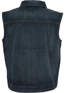 Top Selling Custom 100% Cotton <b>men</b> <b>Denim</b> <b>Vest</b> <b>for</b> <b>Men</b> Sleeveless Button-Up Design <b>for</b> Summer - Product Image 2