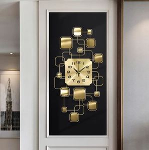 Ak Đồng Hồ Treo Tường <span class=keywords><strong>3d</strong></span> Trang Trí Nhà Hiện Đại Kiểu Bắc Âu Bằng Đồng Thau Đồng Hồ Treo Tường Kim Loại Tối Giản - Product Image 1
