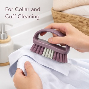 Handheld Nail and Collar Cleaning Brush PP Laundry <b>Scrub</b> Brush for Cuff Fabric Sink Bathroom Household Cleaning - Product Image 2