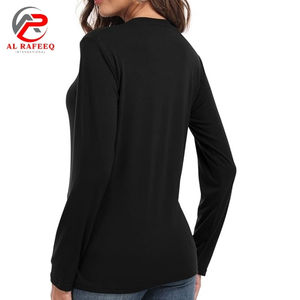 Femmes et hommes à manches longues en coton Logo personnalisé Gommage d'infirmière Personnaliser les tailles Personnaliser Logo - Product Image 2