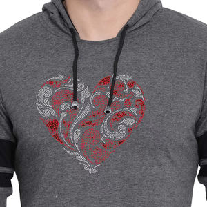 Fabricant pakistanais hommes strass sweats à capuche en gros hommes strass sweats à capuche en stock - Product Image 6