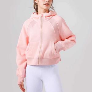 เสื้อสเวตเตอร์มีฮู้ดแขนยาวมีสีสำหรับผู้หญิงเสื้อโค้ทมีฮู้ดผ้าฟลีซหนาอบอุ่นแฟชั่นฤดูใบไม้ร่วงฤดูหนาว - Product Image 1