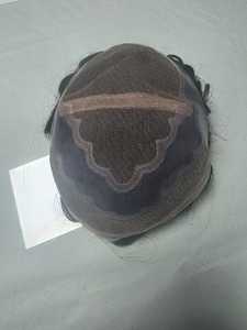 Peluca de tupé de cabello humano con ondas de agua modelo Bollywood para hombres Taz Hair Bangladesh Prótesis Artículo - Product Image 2