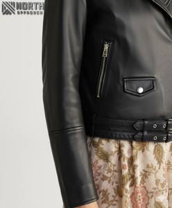 Chaqueta de cuero para mujer/chaqueta de cuero genuino para mujer/chaqueta de cuero real para mujer chaqueta de cuero personalizada - Product Image 3