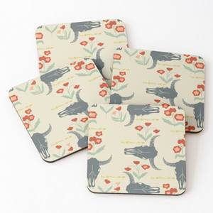 <b>Table</b> Decoration Wood and Enamel Print Coaster Tabletop <b>Placemats</b> <b>for</b> Drink Multi Functional Print Wood Coasters Tea Mats & Pads - Product Image 5