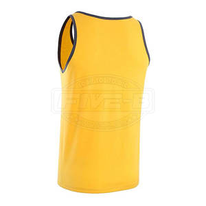 Camiseta sin Mangas para Hombre de Alta Calidad a Bajo Precio, Ropa de Verano Transpirable de Algodón/Poliéster de Secado Rápido y Ecológica - Product Image 6