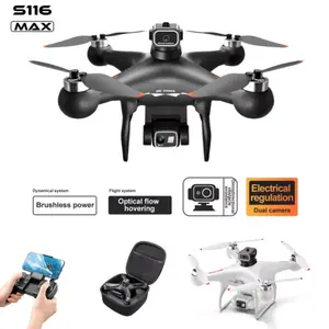 Dron de EE. UU. 2024 con cámara HD 4K Dual RC WIFI FPV plegable 2 baterías 15km transmisión de imagen para principiantes en fotografía aérea - Product Image 1